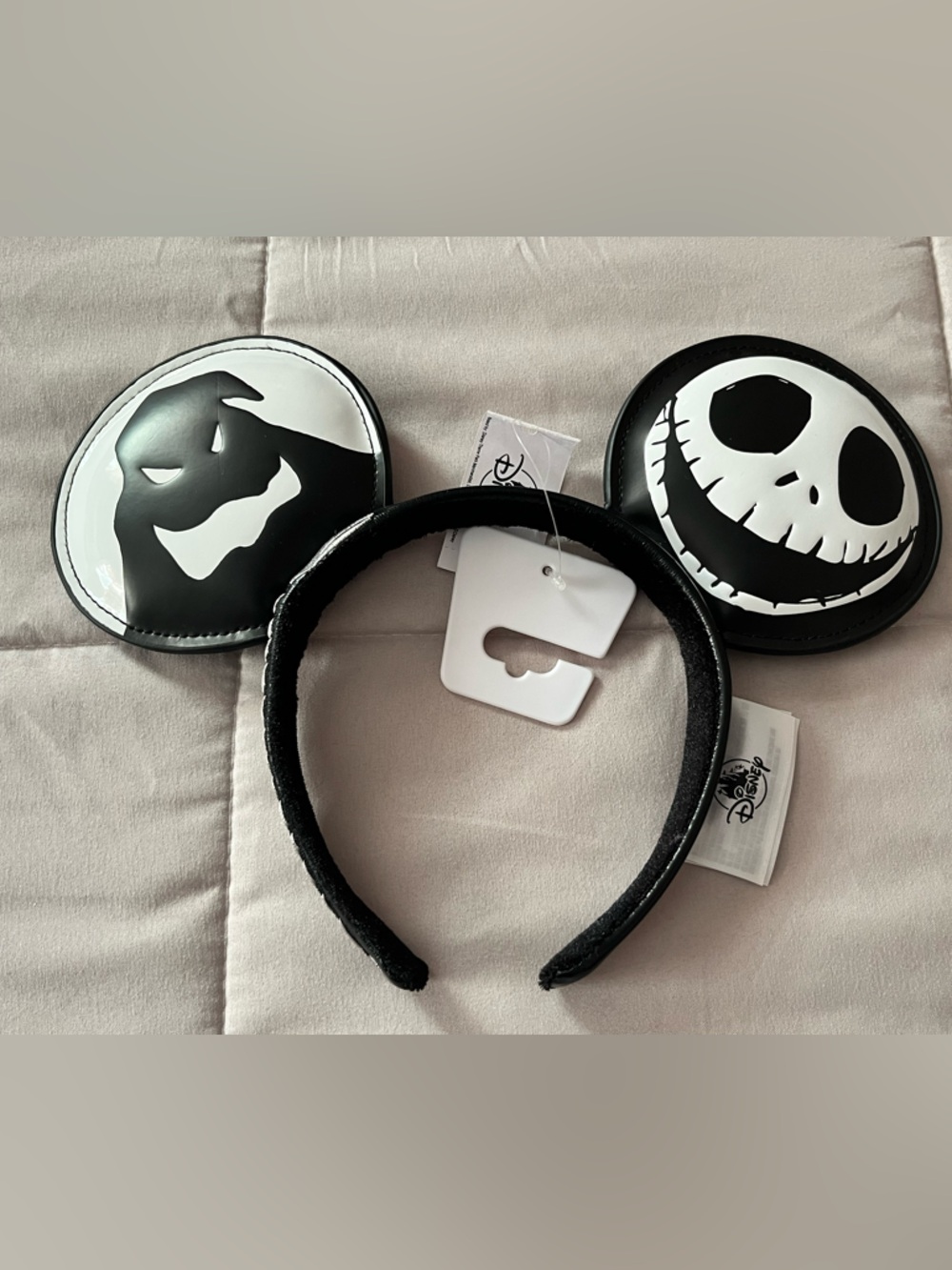 Disney Black & White The Nightmare Before Christmas Ear Headband | NWT